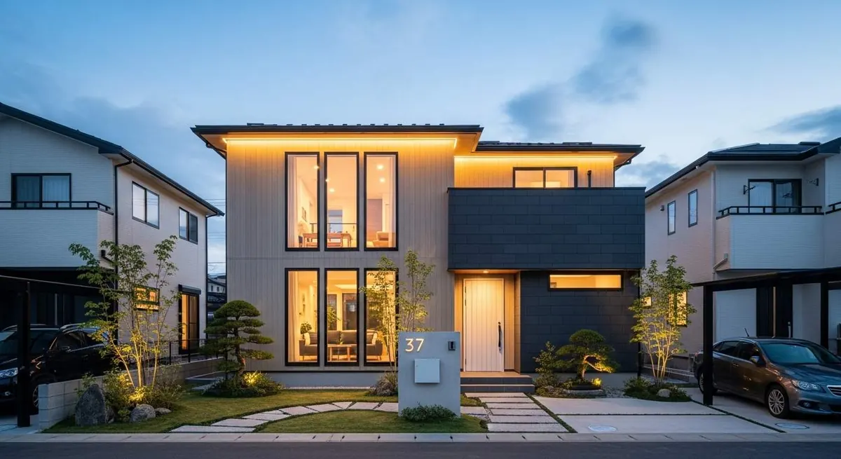 Casa pronta para morar no Japão, estilo japonês funcional e eficiente